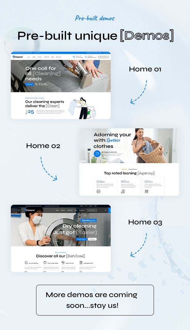 Cleaning & Laundry Service WordPress Theme